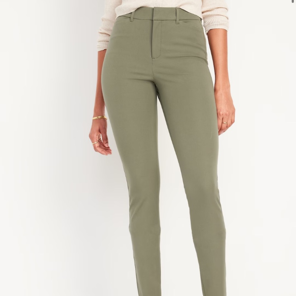 Old Navy Brown High-Waisted Pixie Skinny Pants